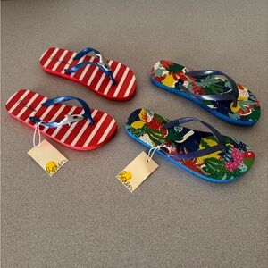 NWT Mini Boden Flip Flop Lot - EU Girls Size 35